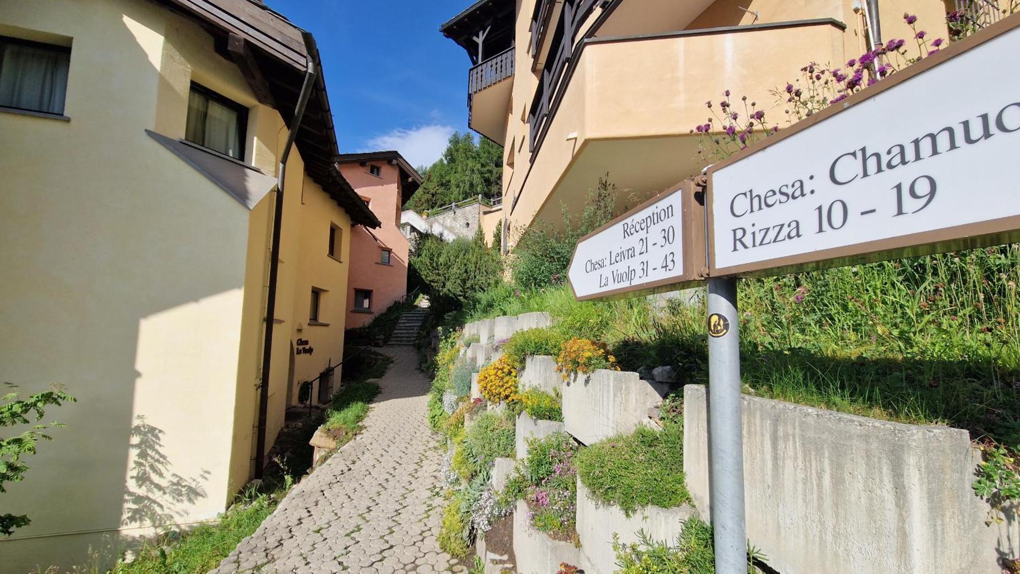 Chesa Bellaval, Haus Leivra 2-Zimmerwohnung Silvaplana Buitenkant foto