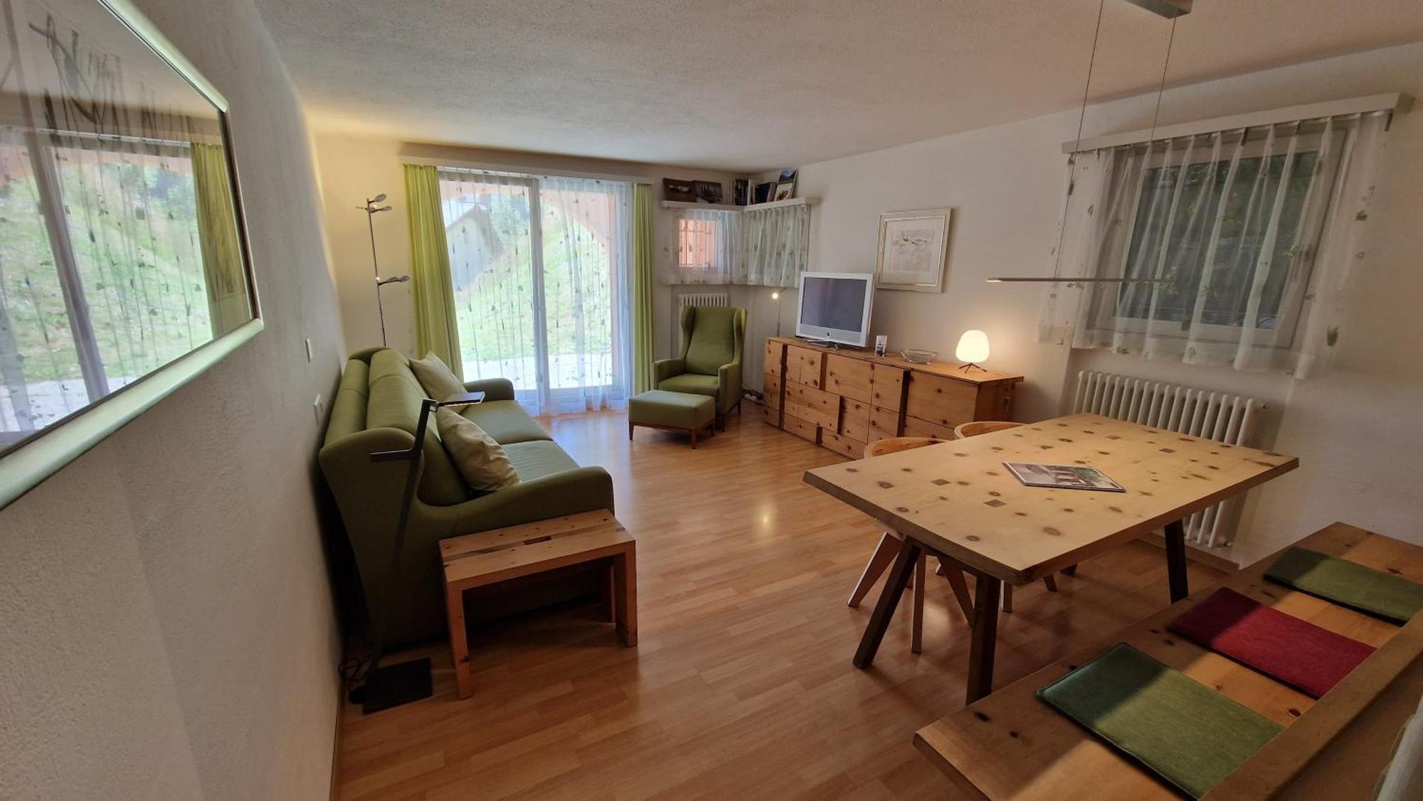 Chesa Bellaval, Haus Leivra 2-Zimmerwohnung Silvaplana Buitenkant foto