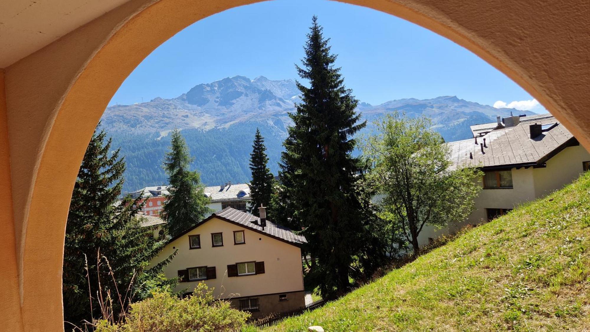 Chesa Bellaval, Haus Leivra 2-Zimmerwohnung Silvaplana Buitenkant foto